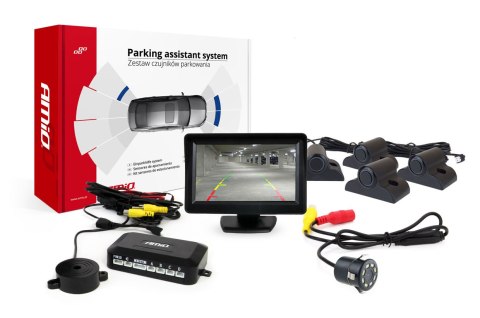 ZESTAW CZUJNIKÓW PARKOWANIA TFT01 4,3" Z KAMERĄ HD-308-LED 4 SENSORY CZARNE TRUCK ZESTAW CZUJNIKÓW PARKOWANIA TFT01 4,3" Z KAMERĄ HD-308-LED 4 SENSORY CZARNE TRUCK