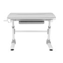 BIURKO DLA DZIECI ERGONOMICZNE Z REGULACJĄ WYSOKOŚCI ERGO OFFICE, SZARE, MAx 100KG, ER-417 2CZ