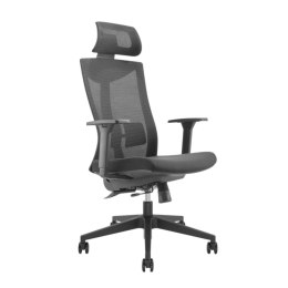 FOTEL BIUROWY ERGONOMICZNY  PREMIUM Z WYSOKIM O PARCIEM ERGO OFFICE, MAx 150KG, ER-414