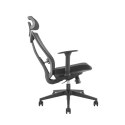 FOTEL BIUROWY ERGONOMICZNY  PREMIUM Z WYSOKIM O PARCIEM ERGO OFFICE, MAx 150KG, ER-414