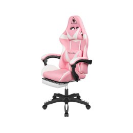FOTEL GAMINGOWY KRUGER&MATZ GX-150 BIAŁO-RÓŻOWY