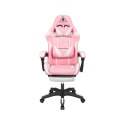 FOTEL GAMINGOWY KRUGER&MATZ GX-150 BIAŁO-RÓŻOWY
