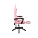 FOTEL GAMINGOWY KRUGER&MATZ GX-150 BIAŁO-RÓŻOWY