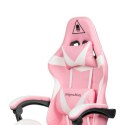 FOTEL GAMINGOWY KRUGER&MATZ GX-150 BIAŁO-RÓŻOWY