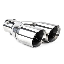 KOŃCÓWKA TŁUMIKA WYDECHU STAL NIERDZEWNA MT 022 CHROM AMIO-02646