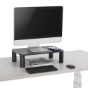 PODSTAWKA STOLIK  POD MONITOR ERGO OFFICE, REGULOWANA, Z ŁADOWARKĄ BEZ PRZEWODOWĄ QI, MAx 20KG, 17-32", ER-415