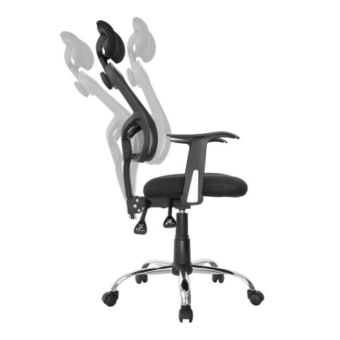 SIATKOWE ERGONOMICZNE KRZESŁO BIUROWE ERGO OFFICE, Z WYSOKIM O PARCIEM, REGULOWANY ZAGŁÓWEK, MAx 150KG, ER-413 SIATKOWE ERGONOMICZNE KRZESŁO BIUROWE ERGO OFFICE, Z WYSOKIM O PARCIEM, REGULOWANY ZAGŁÓWEK, MAx 150KG, ER-413