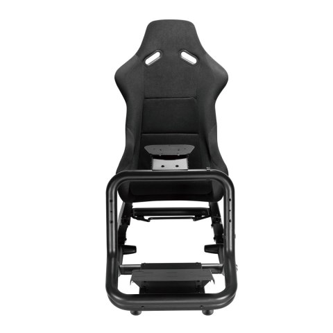 STOJAK Z FOTELEM NA KIEROWNICĘ WYŚCIGOWĄ NANORS, MAx. 130KG, MAx 50", RS702 STOJAK Z FOTELEM NA KIEROWNICĘ WYŚCIGOWĄ NANORS, MAx. 130KG, MAx 50", RS702