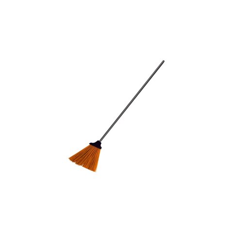 SZCZOTKA GOS PODARCZA PLAST. Z TRZ.RUR.MET.120CM POMARAŃCZ. SZCZOTKA GOS PODARCZA PLAST. Z TRZ.RUR.MET.120CM POMARAŃCZ.