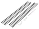 SZYNY  PROWADZĄCE 2 x 700 MM, ŁĄCZNIK, 2 ZACISKI