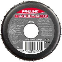 TARCZA  PŁASKA TARNIK GRUBE ZĘBY FREZ CZOŁOWY 120MM  PROLINE