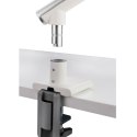 UCHWYT DO MONITORA ERGO OFFICE,  PREMIUM ZE S PRĘŻYNĄ GAZOWĄ,  PODWÓJNE RAMIĘ, 17"-32" 9 KG, BIAŁY, ER-437
