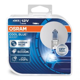ŻARÓWKA HALOGENOWA OSRAM H1 12V 80W  P14,5S COOL BLUE BOOST 5500K / 2 SZT.