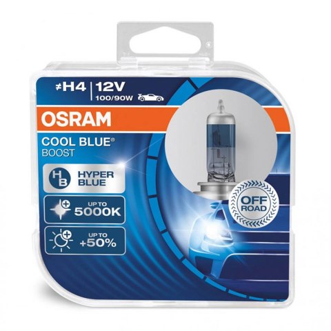 ŻARÓWKA HALOGENOWA OSRAM H4 12V 100/90W P43T COOL BLUE BOOST 5500K / 2SZT. ŻARÓWKA HALOGENOWA OSRAM H4 12V 100/90W P43T COOL BLUE BOOST 5500K / 2SZT.