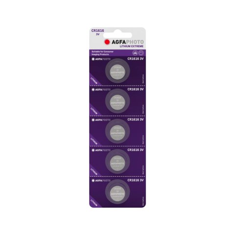 BATERIA AGFAPHOTO CR1616 5SZT./BLIST. BATERIA AGFAPHOTO CR1616 5SZT./BLIST.