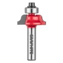 FREZ KSZTAŁTOWY Z ŁOŻYSKIEM, OZDOBNY, HM, 25.7 x 9.7 MM, TRZ PIEŃ 8 MM