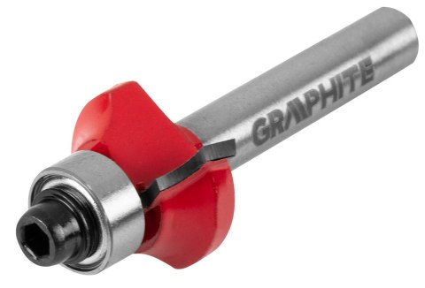 FREZ KSZTAŁTOWY Z ŁOŻYSKIEM, ZAOKRĄGLAJĄCY, HM, 19 x 6.5 MM, TRZ PIEŃ 6 MM FREZ KSZTAŁTOWY Z ŁOŻYSKIEM, ZAOKRĄGLAJĄCY, HM, 19 x 6.5 MM, TRZ PIEŃ 6 MM
