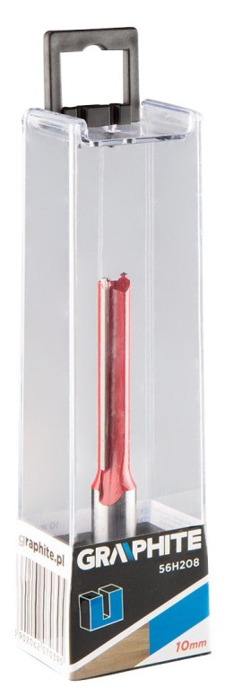 FREZ  PALCOWY DWUOSTRZOWY DŁUGI, HM, 10 x 50 MM, TRZ PIEŃ 12 MM