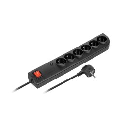 LISTWA  PRZECIW PRZE PIĘCIOWA 6xZ/U 5M CZARNA PSF4-605-2