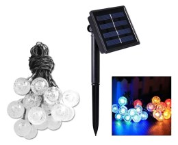 ZD69E GIRLANDA SOLAR. OGRODOWA 20LED RGB