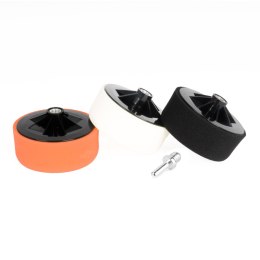 ZESTAW GĄBEK DO  POLEROWANIA GĄBKI  POLERSKIE 3x125MM + ADA PTER M14 AMIO-02648