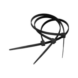 O PASKA ZACISKOWA 2,5 MM/10 CM CZARNA CABLETECH 100SZT.