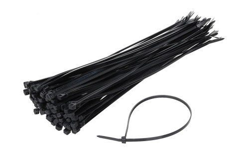 TAŚMY KABLOWE O PASKI ZACISKOWE CZARNE 2,5x200MM - 100 SZT. TAŚMY KABLOWE O PASKI ZACISKOWE CZARNE 2,5x200MM - 100 SZT.