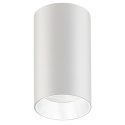 O PRAWA NATYNKOWA / TUBA MACLEAN,  PUNKTOWA, OKRĄGŁA, ALUMINIOWA, GU10, 55x100MM, KOLOR BIAŁY, MCE458 W/W