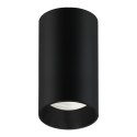 O PRAWA NATYNKOWA / TUBA MACLEAN,  PUNKTOWA, OKRĄGŁA, ALUMINIOWA, GU10, 55x100MM, KOLOR CZARNY, MCE458 B/B