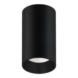 O PRAWA NATYNKOWA / TUBA MACLEAN,  PUNKTOWA, OKRĄGŁA, ALUMINIOWA, GU10, 55x100MM, KOLOR CZARNY, MCE458 B/B