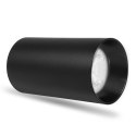 O PRAWA NATYNKOWA / TUBA MACLEAN,  PUNKTOWA, OKRĄGŁA, ALUMINIOWA, GU10, 55x100MM, KOLOR CZARNY, MCE458 B/B