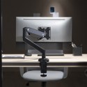 UCHWYT BIURKOWY DO MONITORA UNIWERSALNY ERGO OFFICE, S PRĘŻYNA GAZOWA 17"-35" 15KG, VESA 75x75 / 100x100, ER-445
