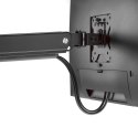 UCHWYT BIURKOWY DO MONITORA UNIWERSALNY ERGO OFFICE, S PRĘŻYNA GAZOWA 17"-35" 15KG, VESA 75x75 / 100x100, ER-445