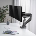 UCHWYT BIURKOWY NA DWA MONITORY UNIWERSALNY ERGO OFFICE, S PRĘŻYNA GAZOWA 17"-35" 15KG, VESA 75x75 / 100x100, ER-446