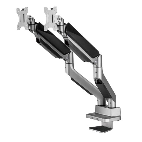 UCHWYT BIURKOWY NA DWA MONITORY UNIWERSALNY ERGO OFFICE, S PRĘŻYNA GAZOWA 17"-35" 15KG, VESA 75x75 / 100x100, ER-446 UCHWYT BIURKOWY NA DWA MONITORY UNIWERSALNY ERGO OFFICE, S PRĘŻYNA GAZOWA 17"-35" 15KG, VESA 75x75 / 100x100, ER-446