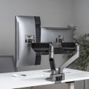 UCHWYT BIURKOWY NA DWA MONITORY UNIWERSALNY ERGO OFFICE, S PRĘŻYNA GAZOWA 17"-35" 15KG, VESA 75x75 / 100x100, ER-446