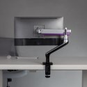 UCHWYT DO MONITORA ERGO OFFICE,  PREMIUM ZE S PRĘŻYNĄ GAZOWĄ,  PODWÓJNE RAMIĘ 17"-32" 9 KG, ER-436