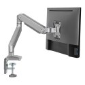 UCHWYT DO MONITORA ALUMINIOWY ZE S PRĘŻYNĄ GAZOWĄ ERGO OFFICE, PODWÓJNE RAMIĘ, VESA 75x75/100x100, 17"-32" 10 KG SREBRNY, ER-447 UCHWYT DO MONITORA ALUMINIOWY ZE S PRĘŻYNĄ GAZOWĄ ERGO OFFICE, PODWÓJNE RAMIĘ, VESA 75x75/100x100, 17"-32" 10 KG SREBRNY, ER-447