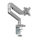 UCHWYT DO MONITORA ALUMINIOWY ZE S PRĘŻYNĄ GAZOWĄ ERGO OFFICE, PODWÓJNE RAMIĘ, VESA 75x75/100x100, 17"-32" 10 KG SREBRNY, ER-447 UCHWYT DO MONITORA ALUMINIOWY ZE S PRĘŻYNĄ GAZOWĄ ERGO OFFICE, PODWÓJNE RAMIĘ, VESA 75x75/100x100, 17"-32" 10 KG SREBRNY, ER-447