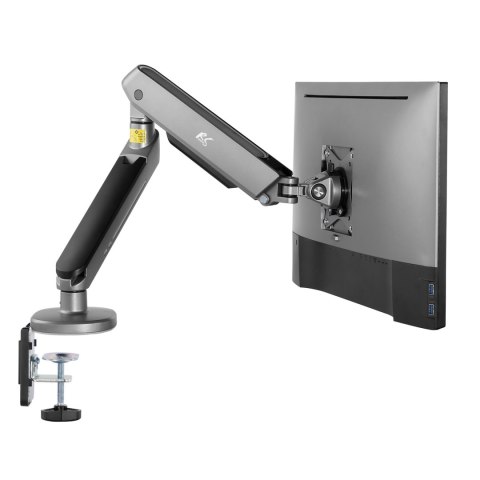 UCHWYT DO MONITORA GAMINGOWY NANORS, PODŚWIETLENIE LED RGB, 17-32", MAx. 9KG, VESA 75x75 / 100x100, RS165 UCHWYT DO MONITORA GAMINGOWY NANORS, PODŚWIETLENIE LED RGB, 17-32", MAx. 9KG, VESA 75x75 / 100x100, RS165