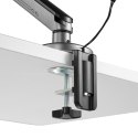 UCHWYT DO MONITORA GAMINGOWY NANORS,  PODŚWIETLENIE LED RGB, 17-32", MAx. 9KG, VESA 75x75 / 100x100, RS165