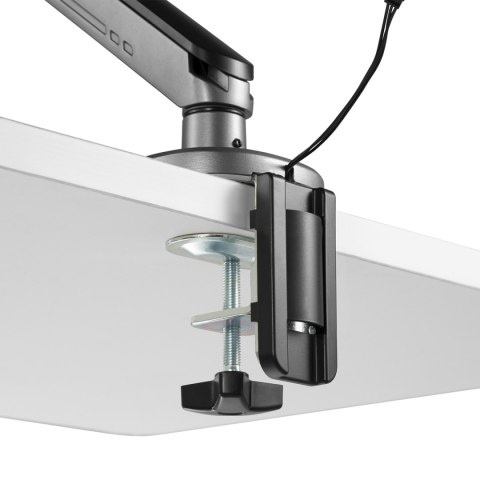 UCHWYT DO MONITORA GAMINGOWY NANORS, PODŚWIETLENIE LED RGB, 17-32", MAx. 9KG, VESA 75x75 / 100x100, RS165 UCHWYT DO MONITORA GAMINGOWY NANORS, PODŚWIETLENIE LED RGB, 17-32", MAx. 9KG, VESA 75x75 / 100x100, RS165