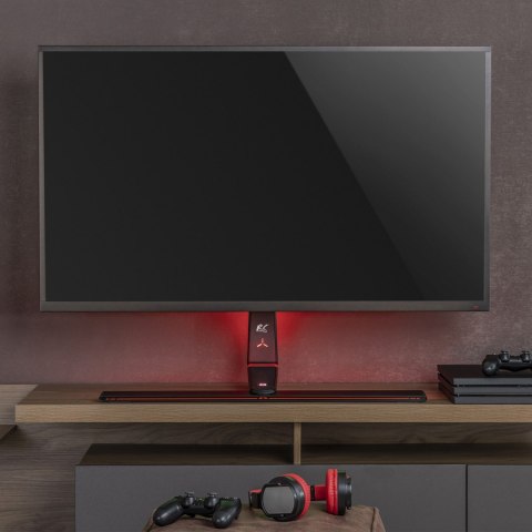 UCHWYT STOJAK GAMINGOWY DO MONITORA NANORS, REGULACJA WYSOKOŚCI, RGB LED, 32-55", MAx VESA 400x400, MAx. 40KG, RS167 UCHWYT STOJAK GAMINGOWY DO MONITORA NANORS, REGULACJA WYSOKOŚCI, RGB LED, 32-55", MAx VESA 400x400, MAx. 40KG, RS167