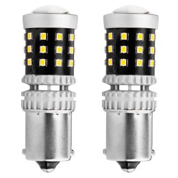 ŻARÓWKI LED CANBUS 2016 39SMD 1156 BA15S  P21W R10W R5W WHITE 12V 24V AMIO-02799