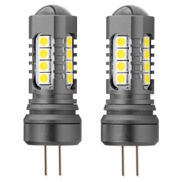 ŻARÓWKI LED CANBUS 3030 18SMD H P24W WHITE 12V 24V AMIO-02803