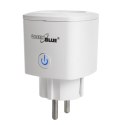 ZDALNIE STEROWANE GNIAZDKO WIFI GREENBLUE, ANDROID/IOS/ALExA/GOOGLE HOME, ZUŻ. ENERGII, TIMER, MAx 3680W, TY P F, GB720 F
