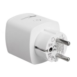 ZDALNIE STEROWANE GNIAZDKO WIFI GREENBLUE, ANDROID/IOS/ALExA/GOOGLE HOME, ZUŻ. ENERGII, TIMER, MAx 3680W, TY P F, GB720 F