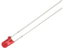 6013# DIODA LED 3MM (CZERWONA MATOWA)