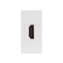 GNIAZDO HDMI MACLEAN,  POJEDYNCZE, BIAŁE, MCE720W