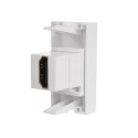 GNIAZDO HDMI MACLEAN,  POJEDYNCZE, BIAŁE, MCE720W